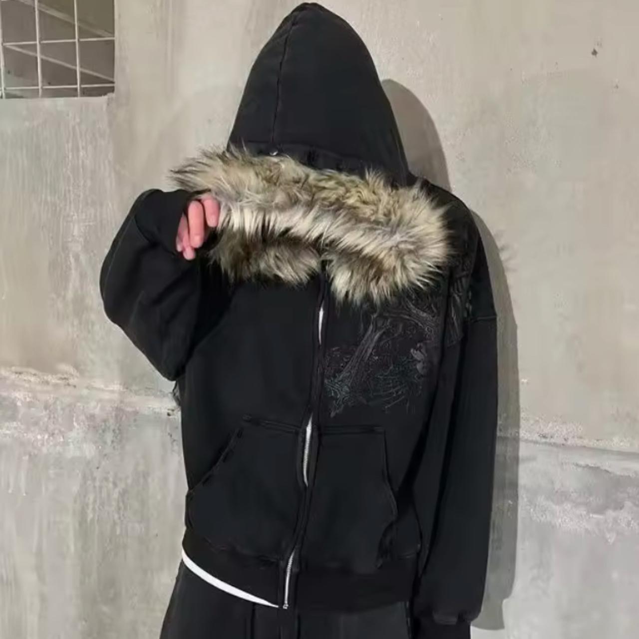 BREAKING BLACK // GHASTLY GRAY- AFFLICTED ASSAULT JACKET